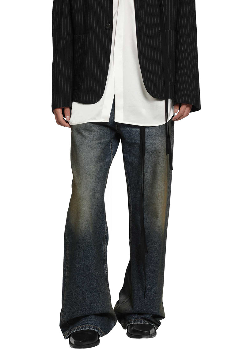 ANN DEMEULEMEESTER Modest Relaxed Flared Jeans man