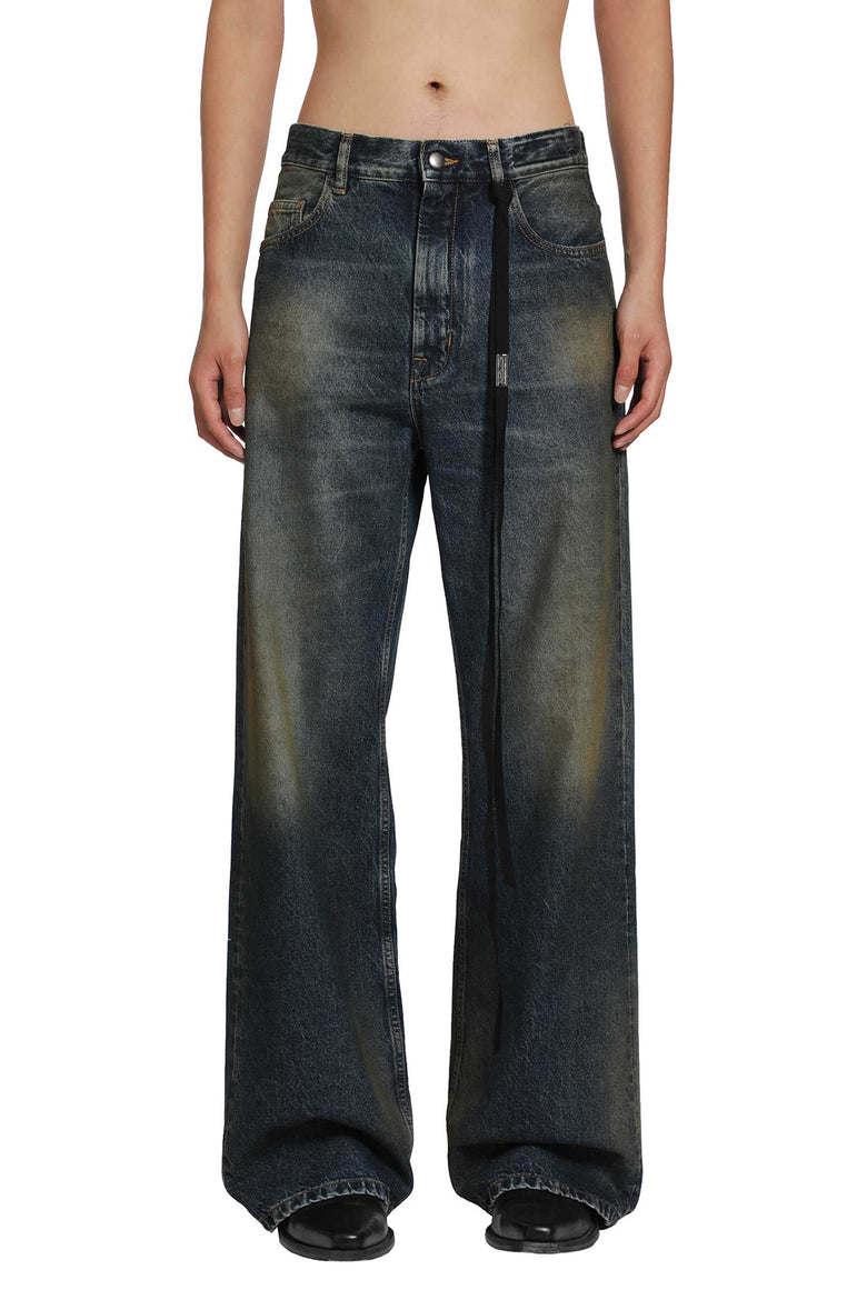 
              ANN DEMEULEMEESTER Modest Relaxed Flared Jeans man
            