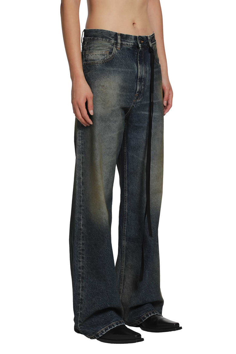 
              ANN DEMEULEMEESTER Modest Relaxed Flared Jeans man
            
