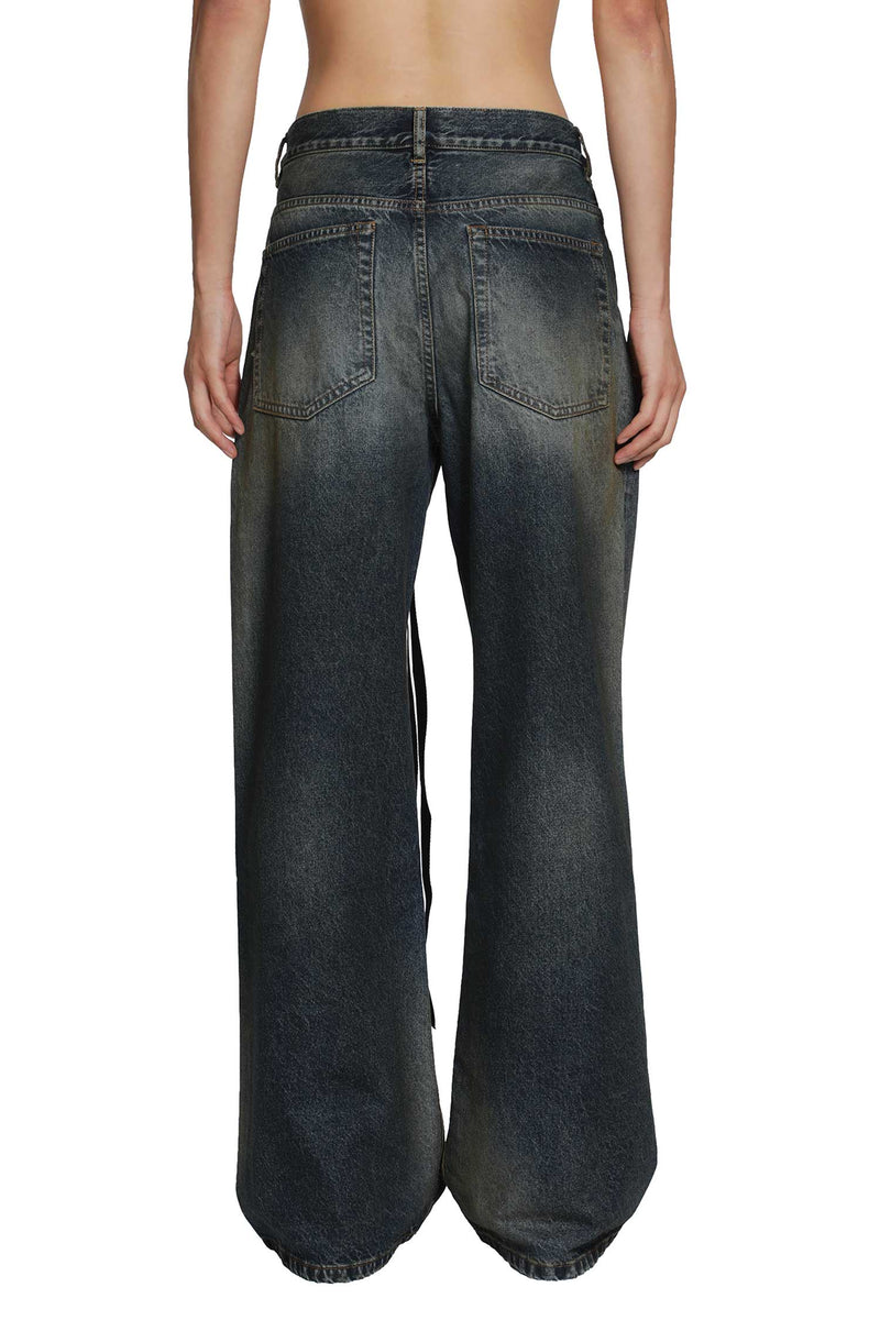 ANN DEMEULEMEESTER Modest Relaxed Flared Jeans man