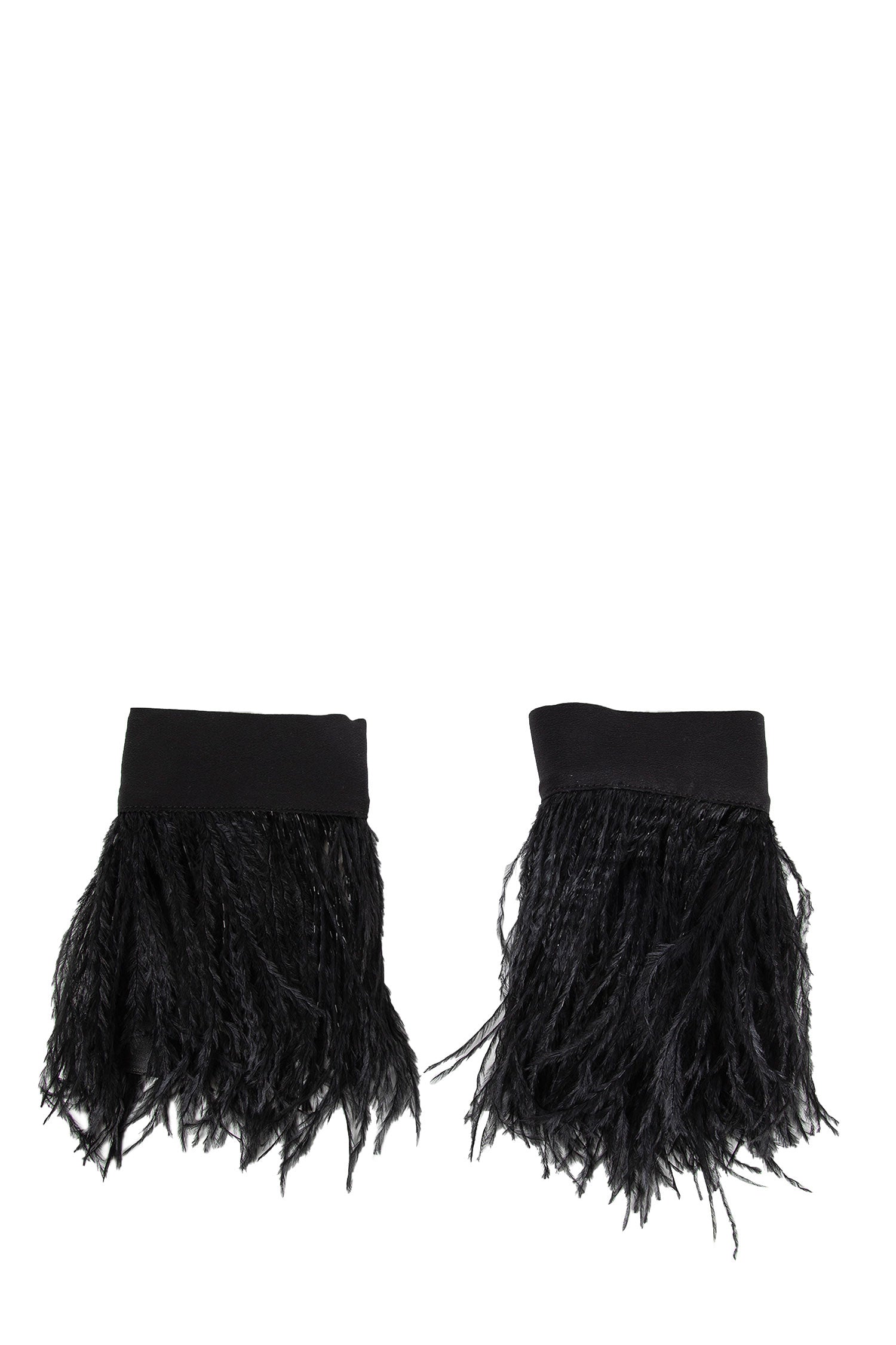 Vaya Cuffs with Frisè Feathers