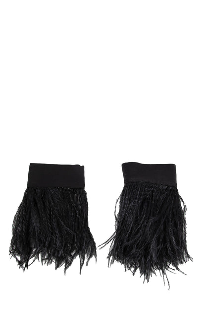 Vaya Cuffs with Frisè Feathers