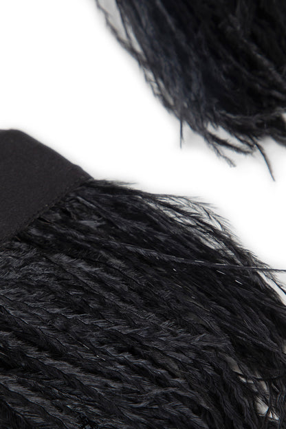 Vaya Cuffs with Frisè Feathers