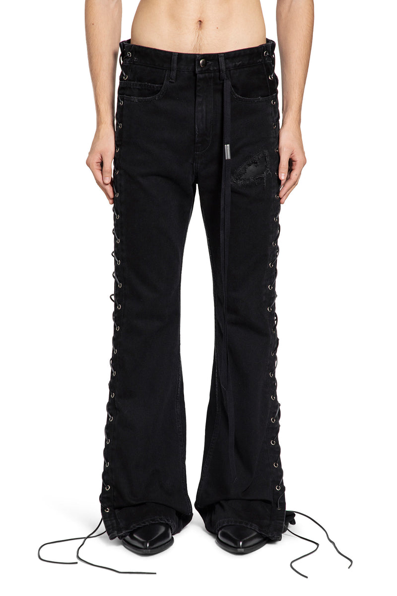 Tarik Laced-Up Bootcut Trousers