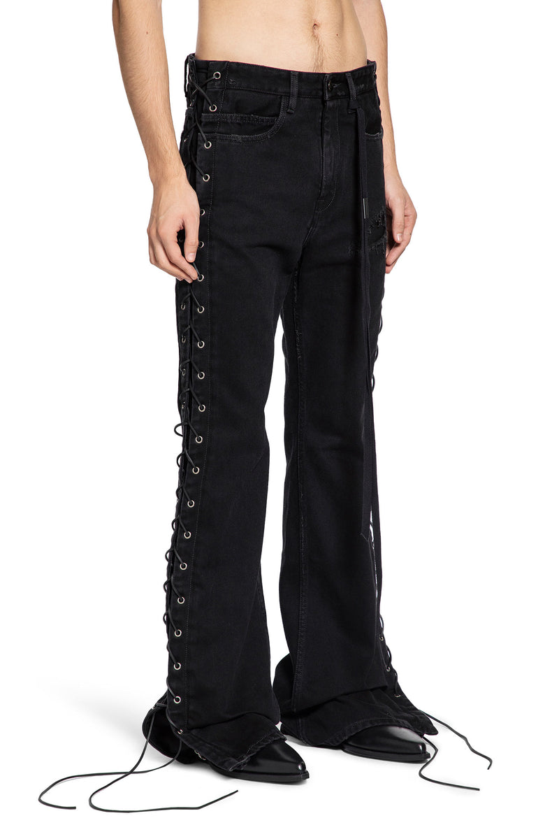 Tarik Laced-Up Bootcut Trousers