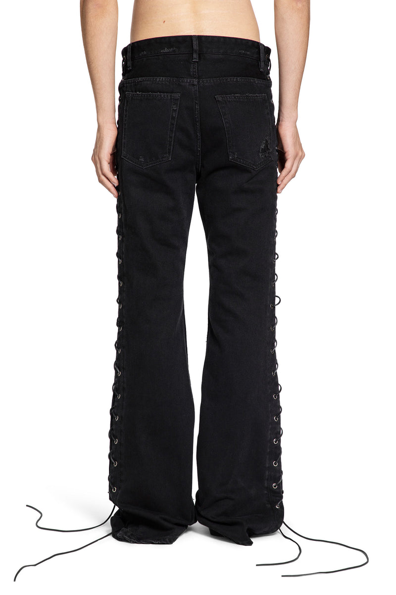 Tarik Laced-Up Bootcut Trousers