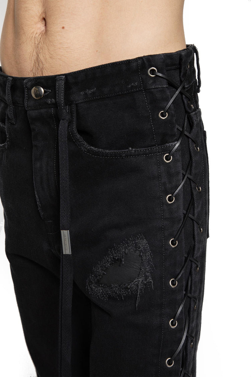 Tarik Laced-Up Bootcut Trousers