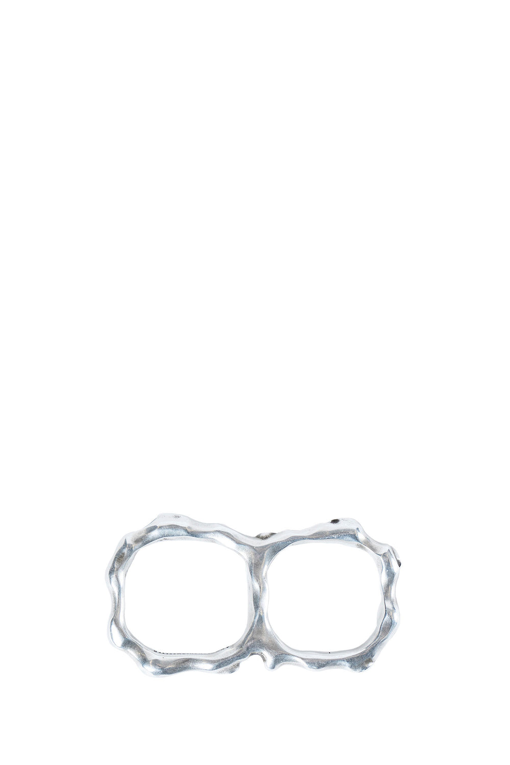 ANN DEMEULEMEESTER Lenja Futuristic Fine Thorn Double Ring woman