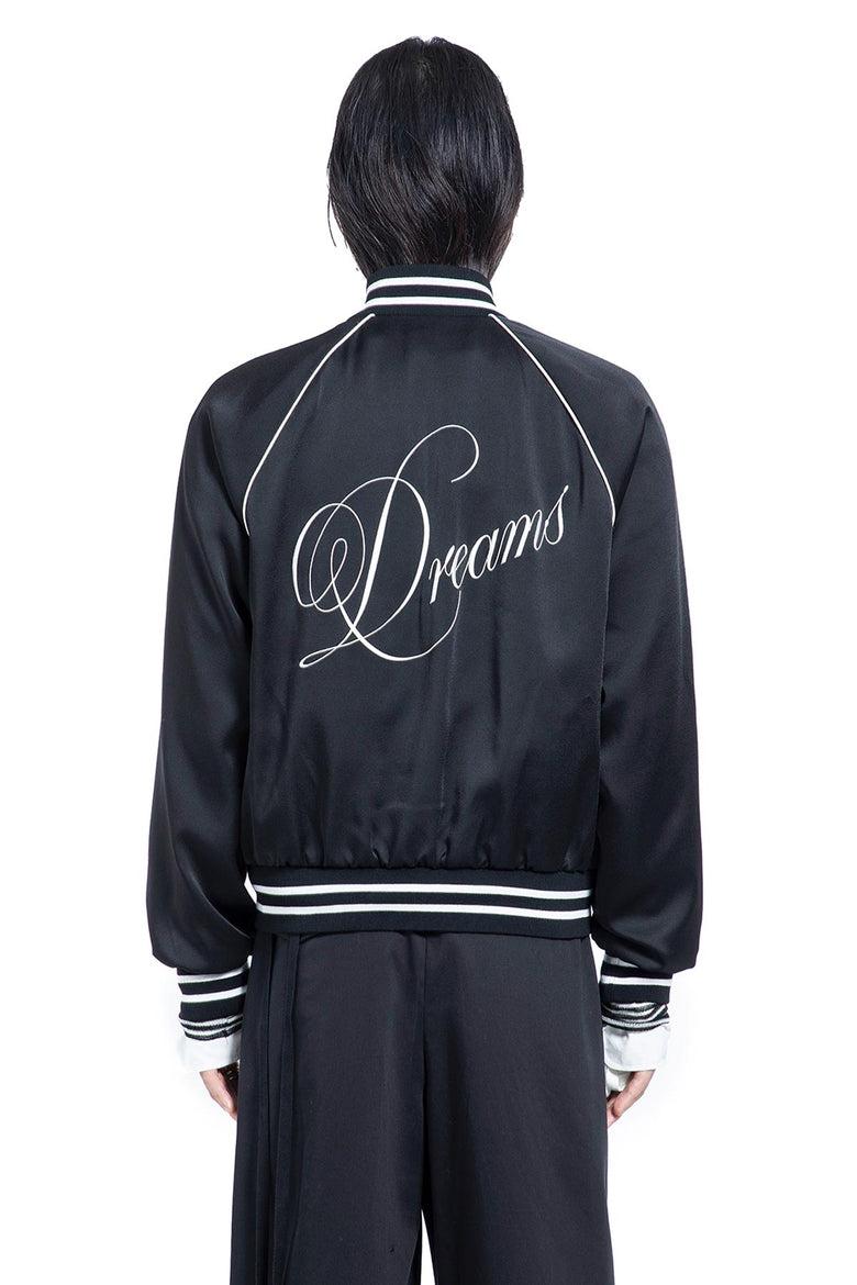 ANN DEMEULEMEESTER Esko Bomber in Cady Satin man