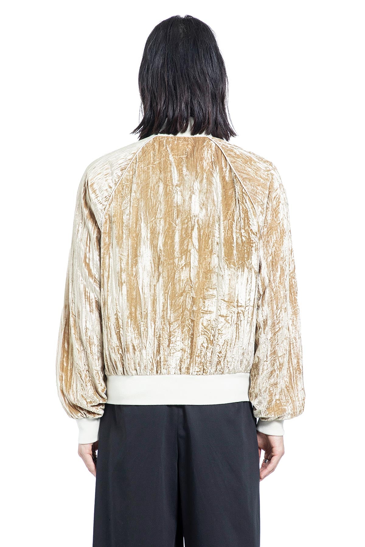 Esko Bomber in Froissé Velvet