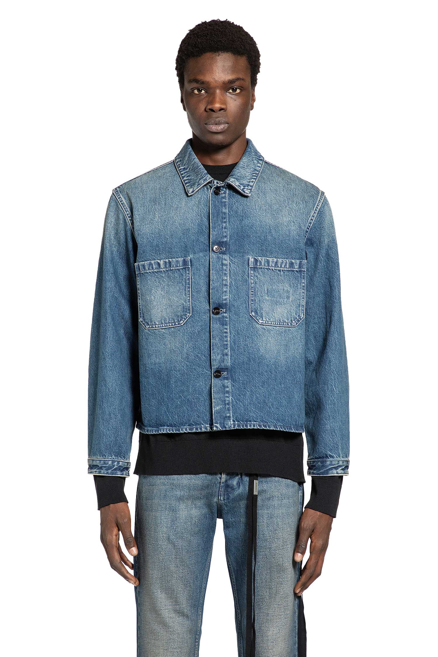Juel Overshirt in Stonewahed Denim