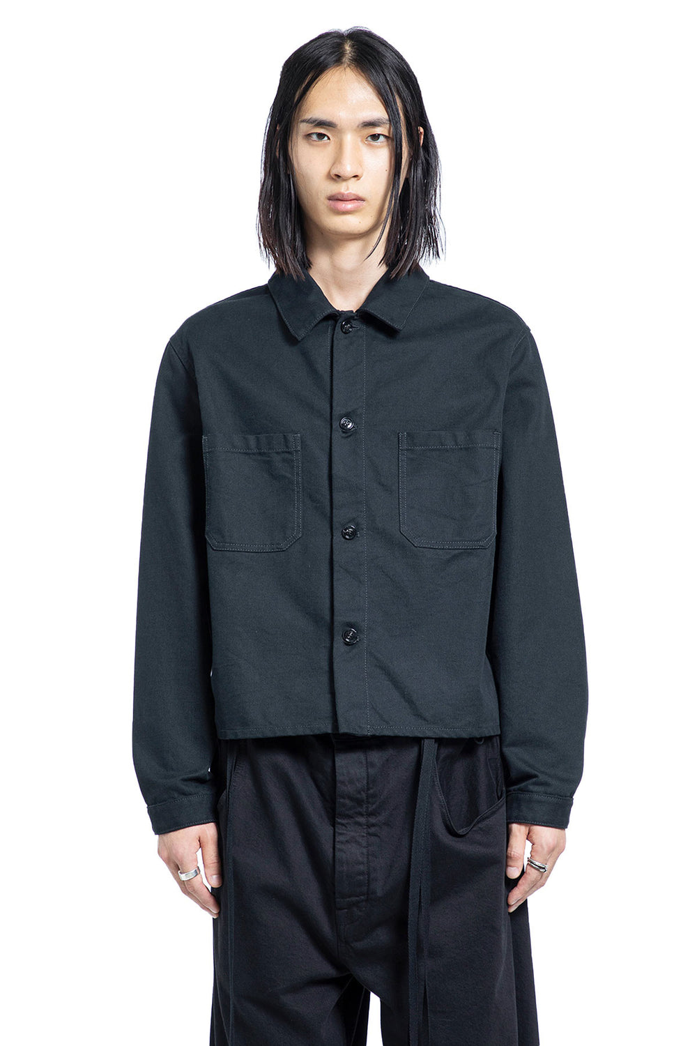ANN DEMEULEMEESTER Juel Boxy Overshirt man