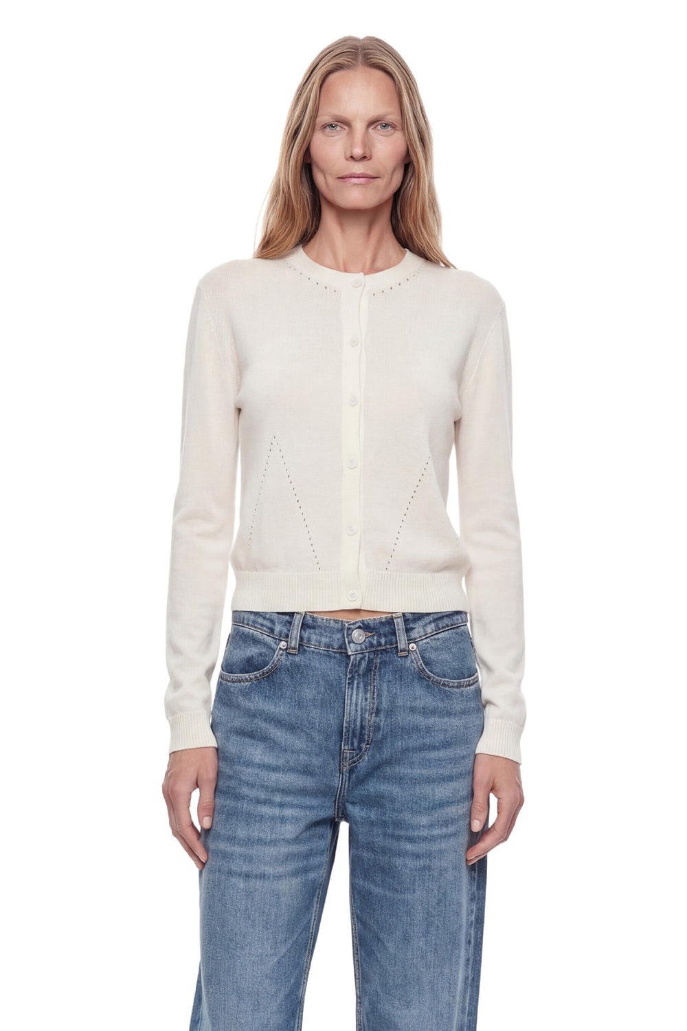 ANN DEMEULEMEESTER Bjel Seamless Cardigan woman