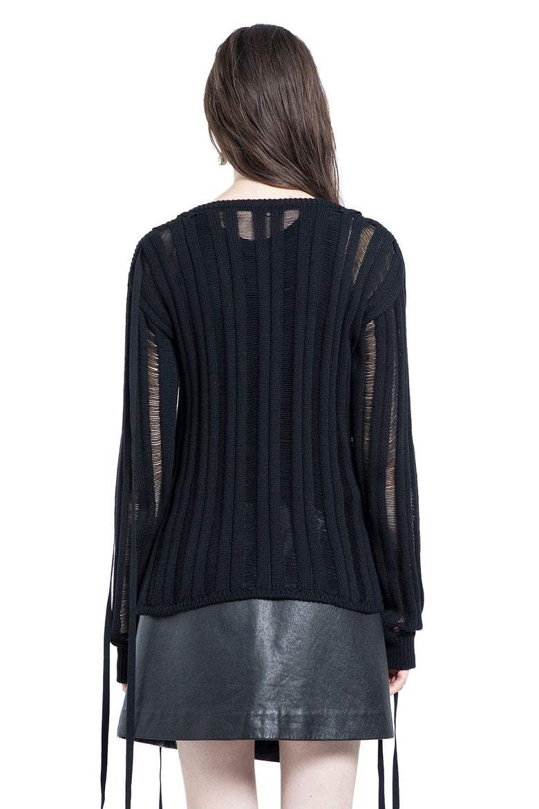 ANN DEMEULEMEESTER Gala Ladder Stitch Sweater woman