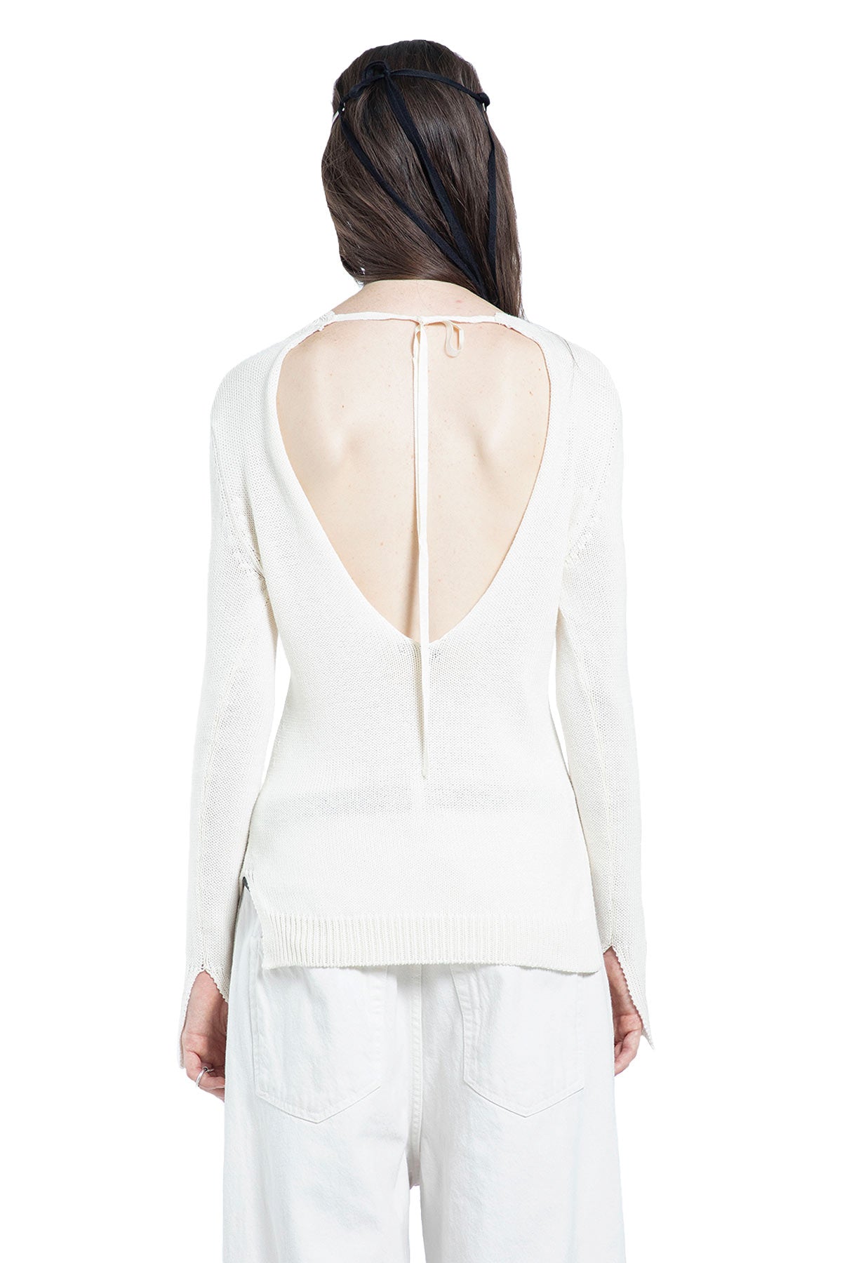 Weja Open Back Sweater