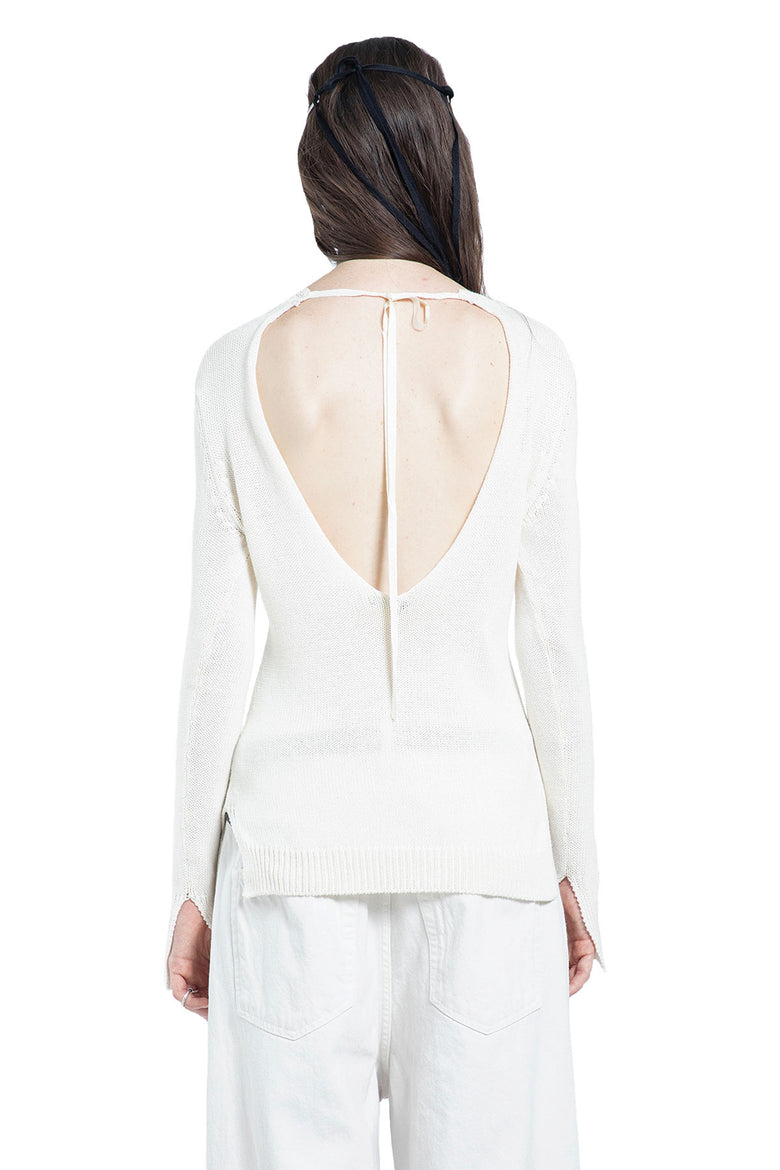 ANN DEMEULEMEESTER Weja Open Back Sweater woman