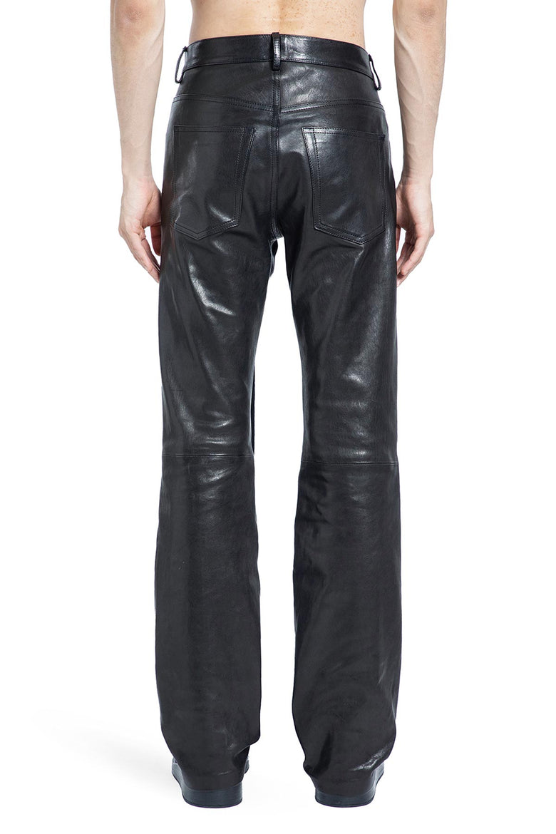 ANN DEMEULEMEESTER Jonas 5 Pocket Leather Pants man