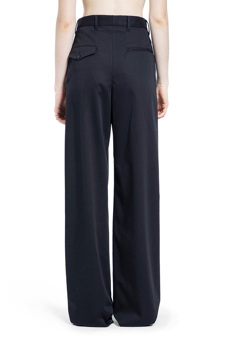 ANN DEMEULEMEESTER Nouk Wide Leg Pleated Trousers woman