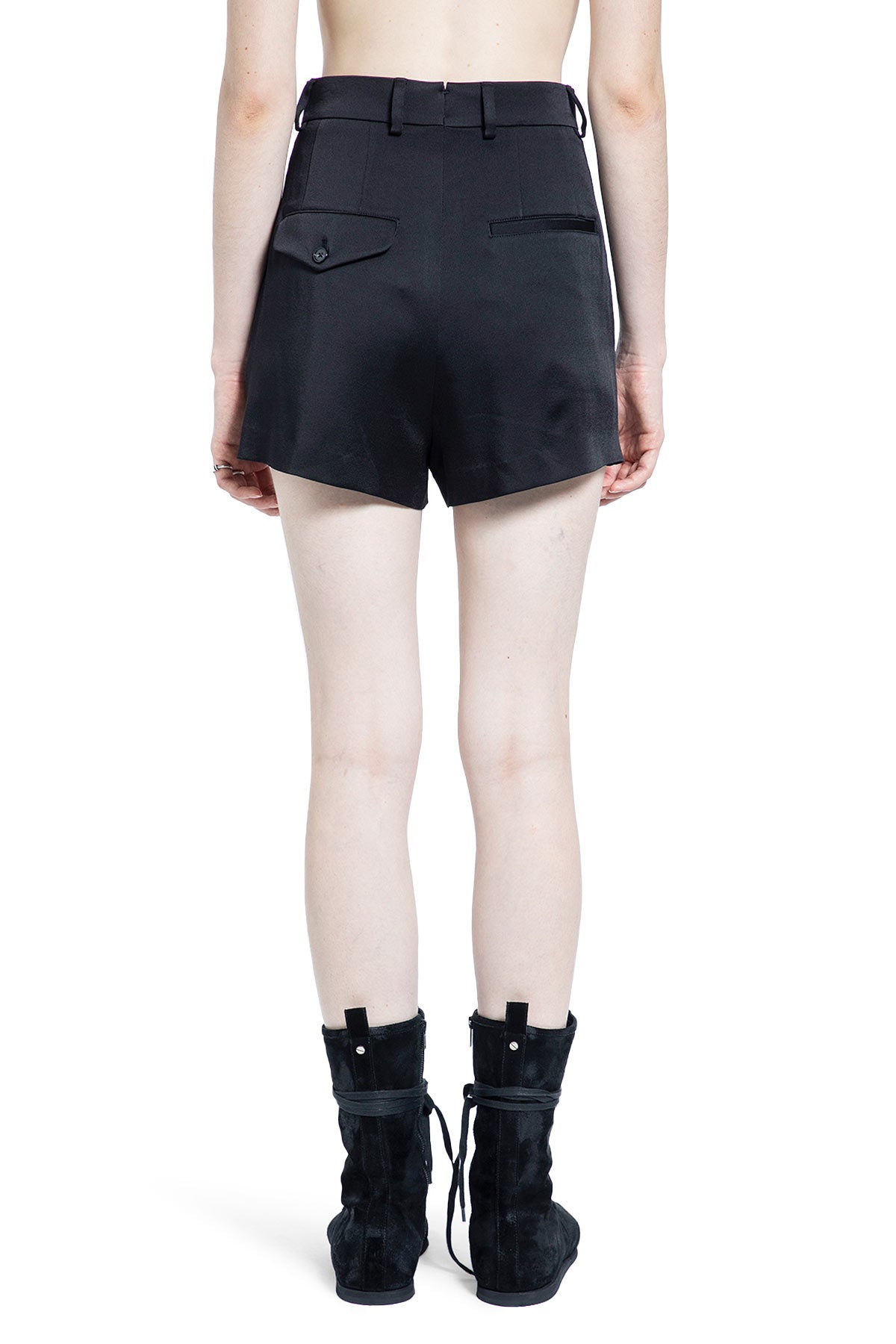 Stine Tailored Shorts in Cady Satin