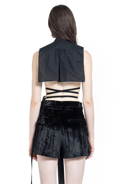 Cyra Plastron Sleeveless Top