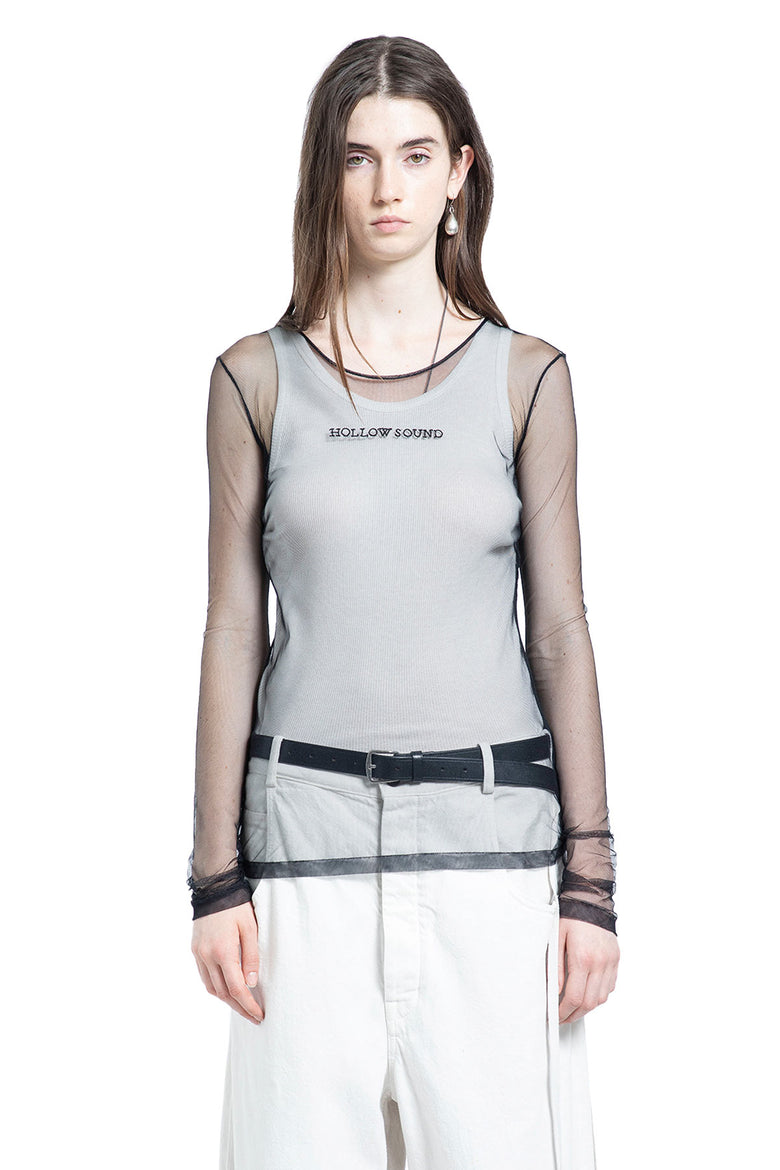 Fiene ''Hollow Print'' T-Shirt in Tulle