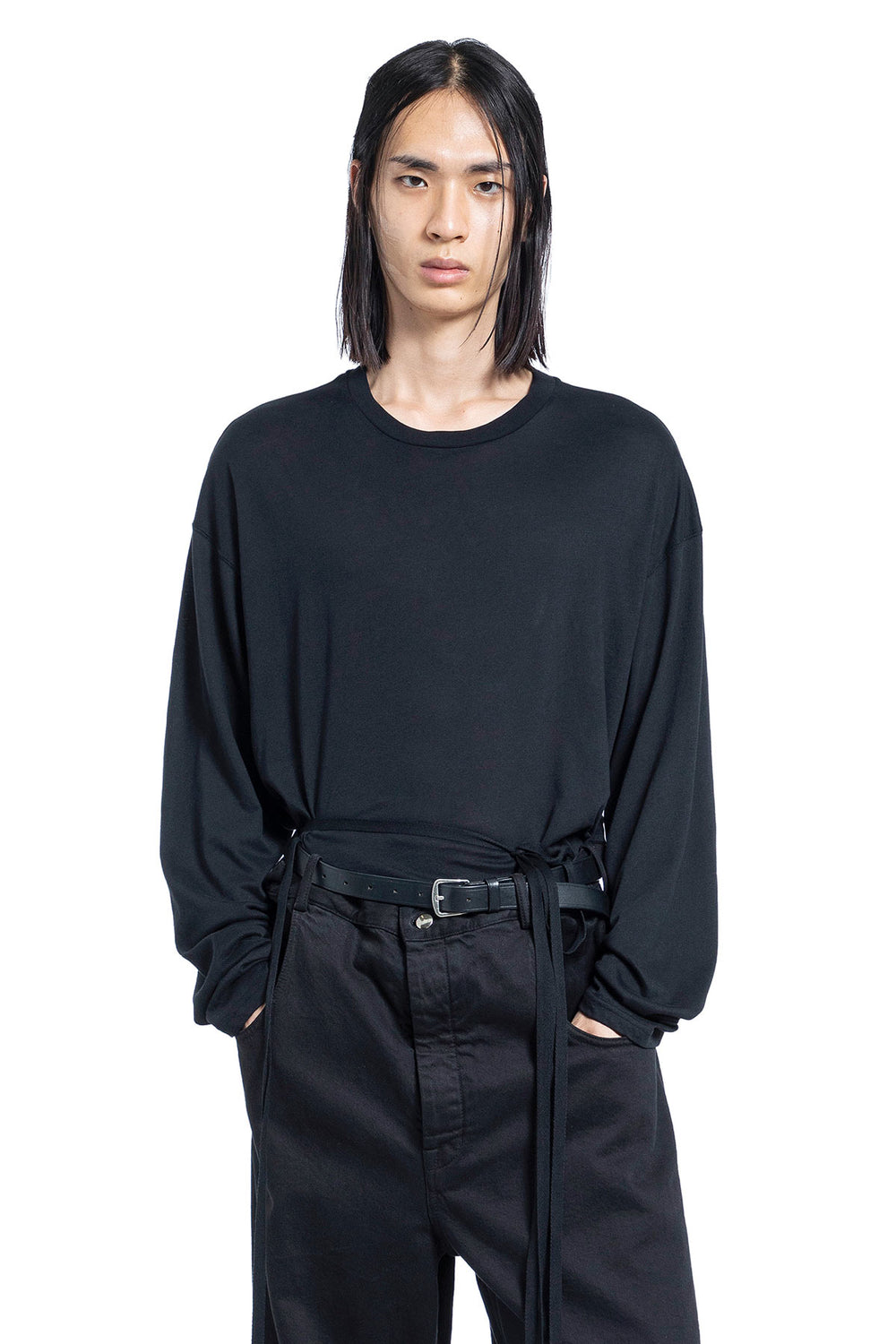 ANN DEMEULEMEESTER Emil ''Hollow Sound'' Long Sleeve T-Shirt man