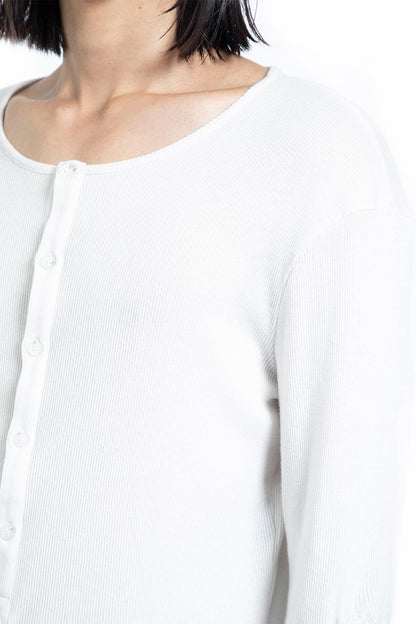 Ilyas Serafino Top in Cotton Rib Jersey