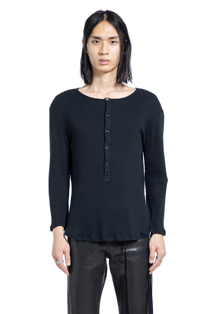 Ilyas Serafino Top in Cotton Rib Jersey