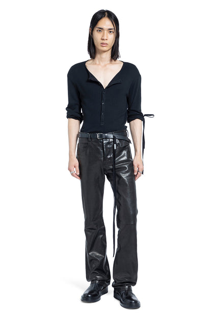 Ilyas Serafino Top in Cotton Rib Jersey