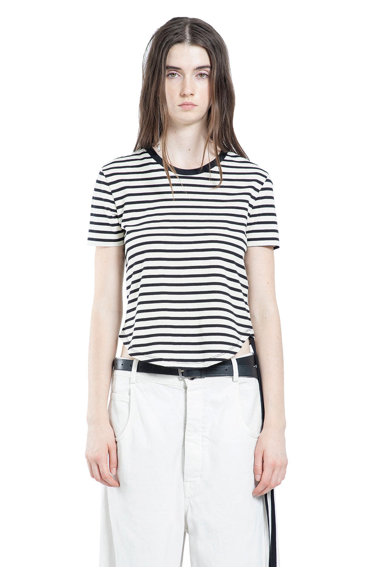 Floor Micro T-Shirt in Brushed Striped Jersey