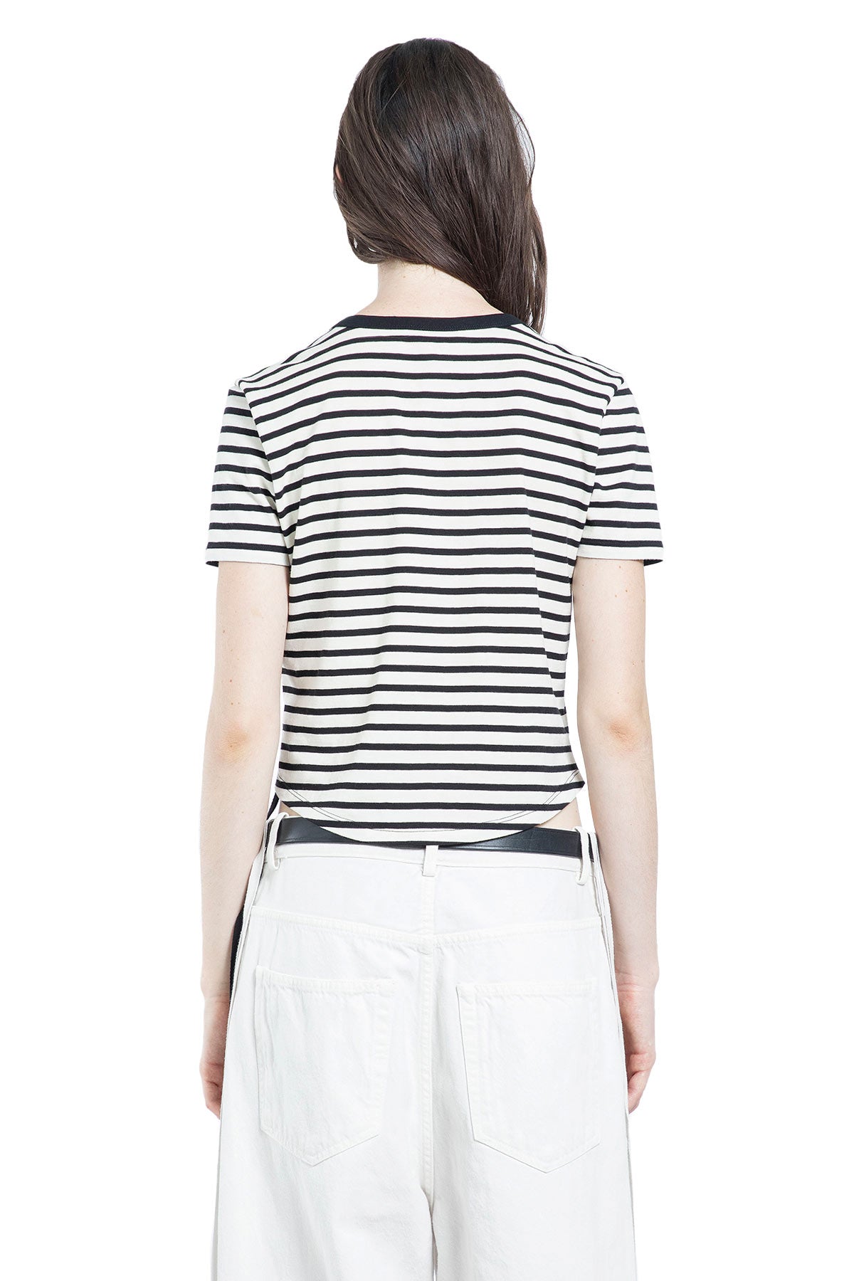 Floor Micro T-Shirt in Brushed Striped Jersey