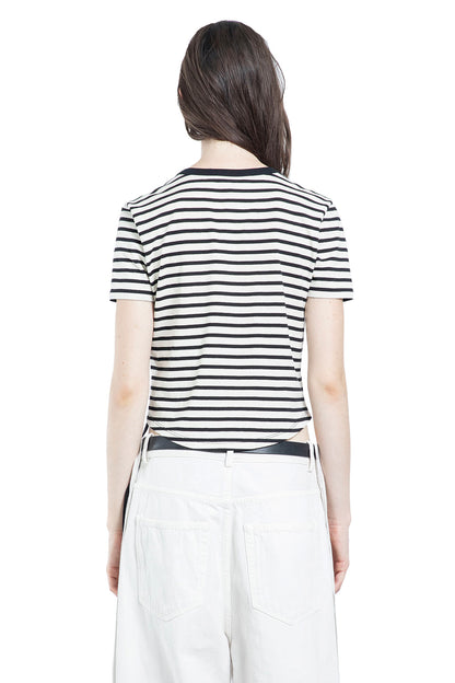 Floor Micro T-Shirt in Brushed Striped Jersey