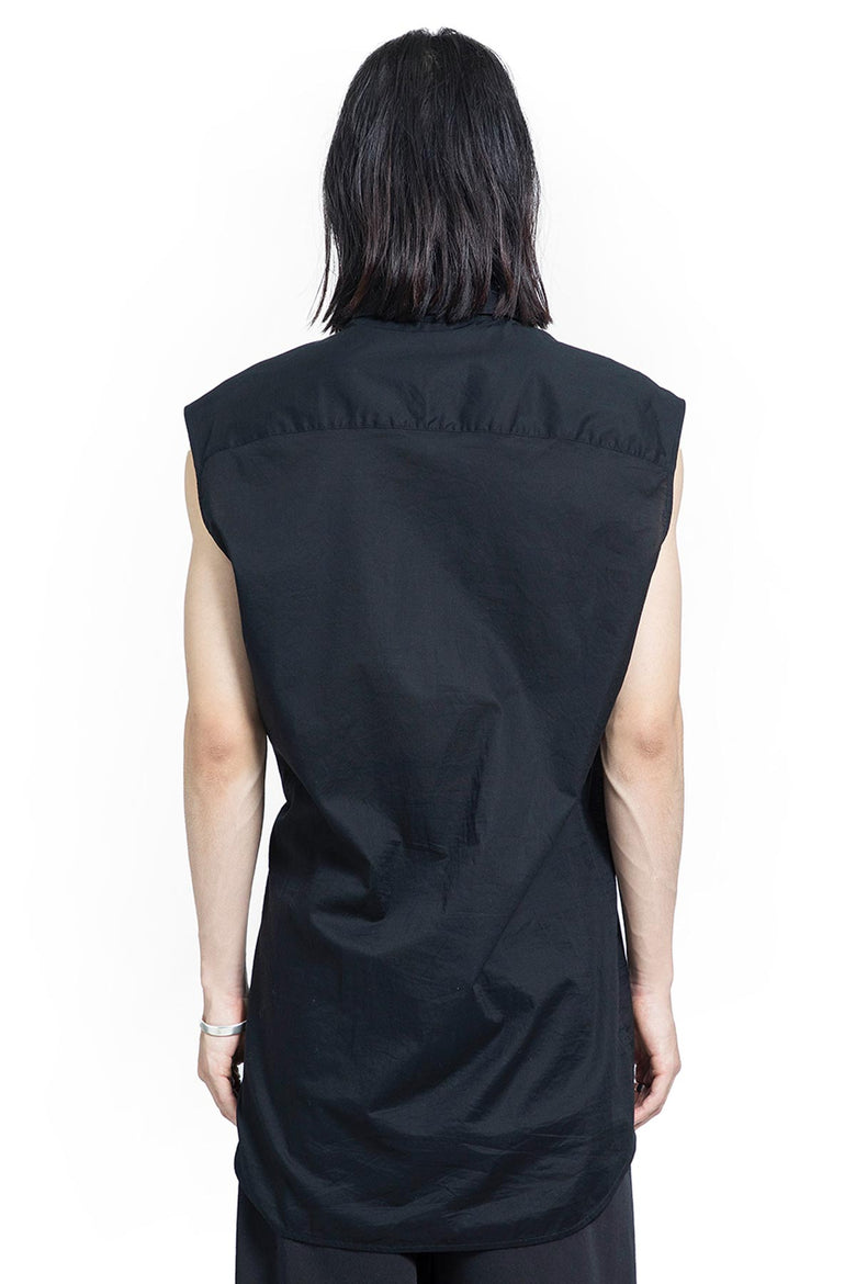 ANN DEMEULEMEESTER Dorian Sleeveless Pocket Long Shirt man