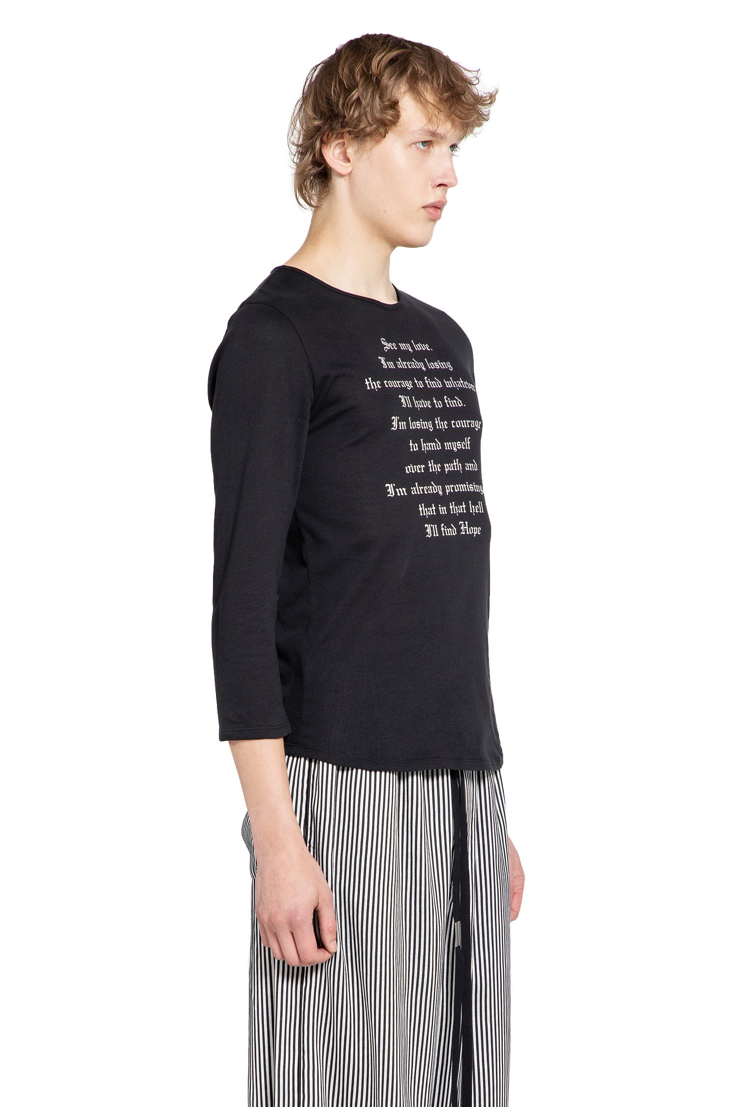 ''See My Love'' T-Shirt with Ribbon Detail