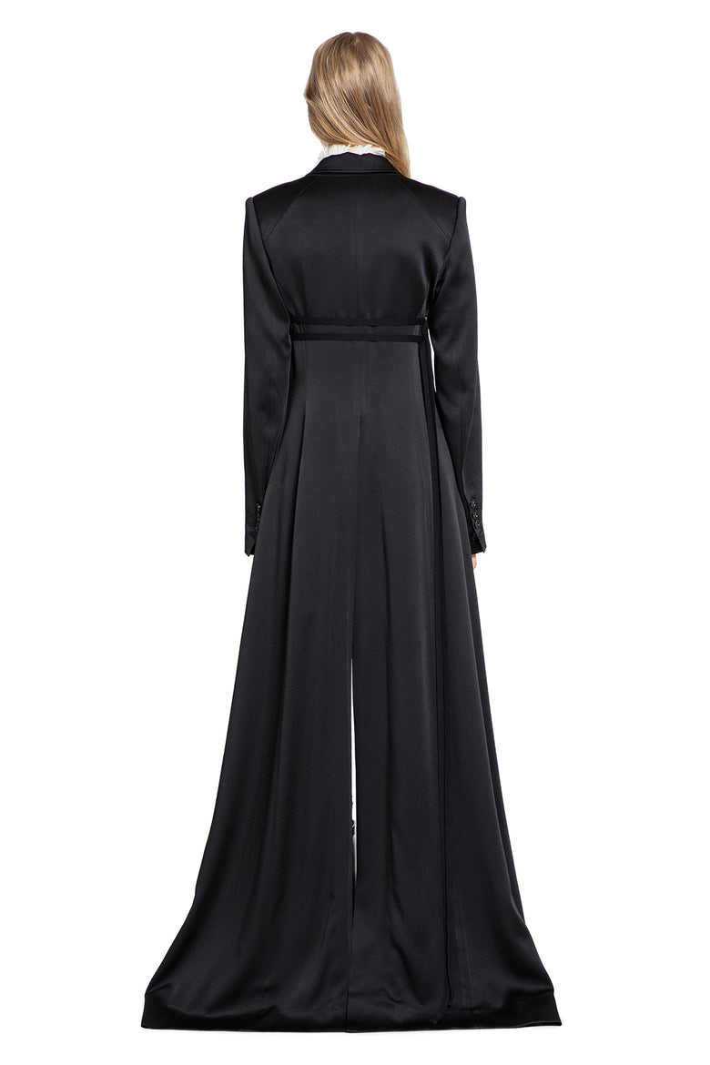 ANN DEMEULEMEESTER Abke X-Long Open Front Coat woman