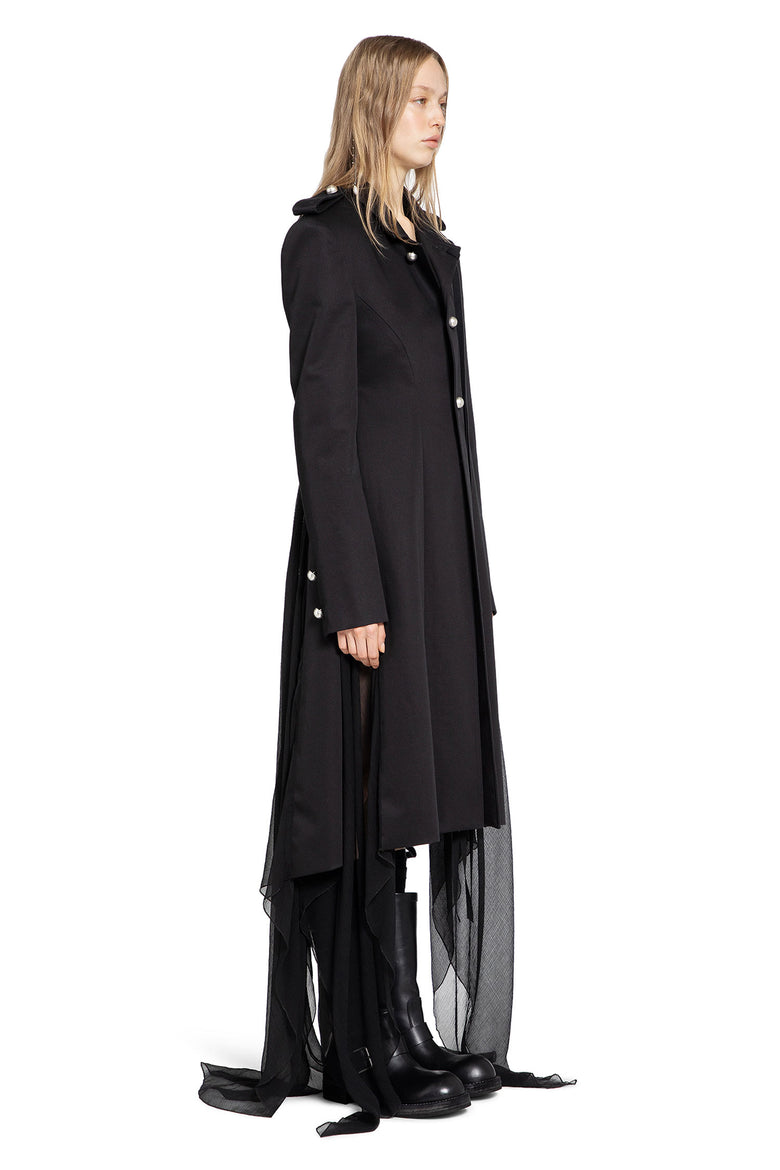 
              ANN DEMEULEMEESTER Fena Hybrid Overcoat woman
            