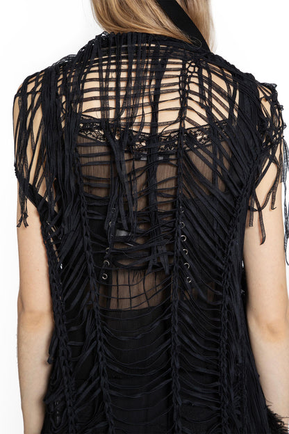 Ildi Crochet Scarf with Feathered Fringes