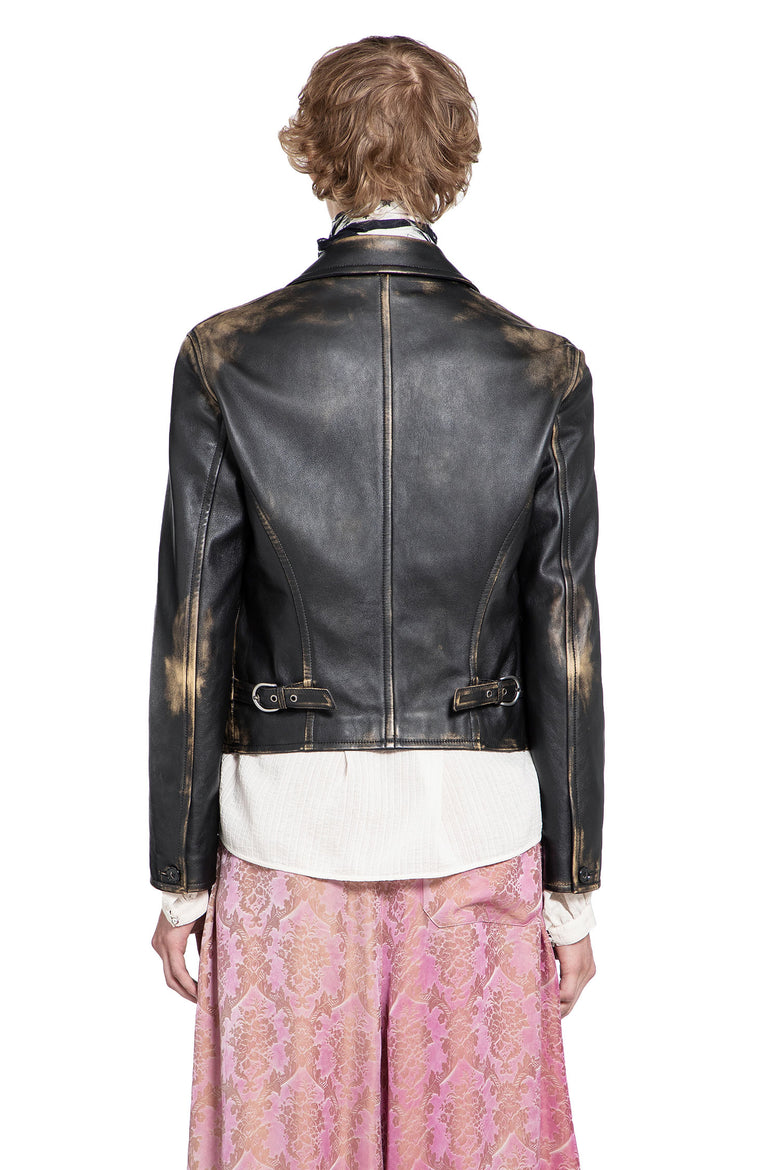 ANN DEMEULEMEESTER Malik Jacket in Brushed lambskin man