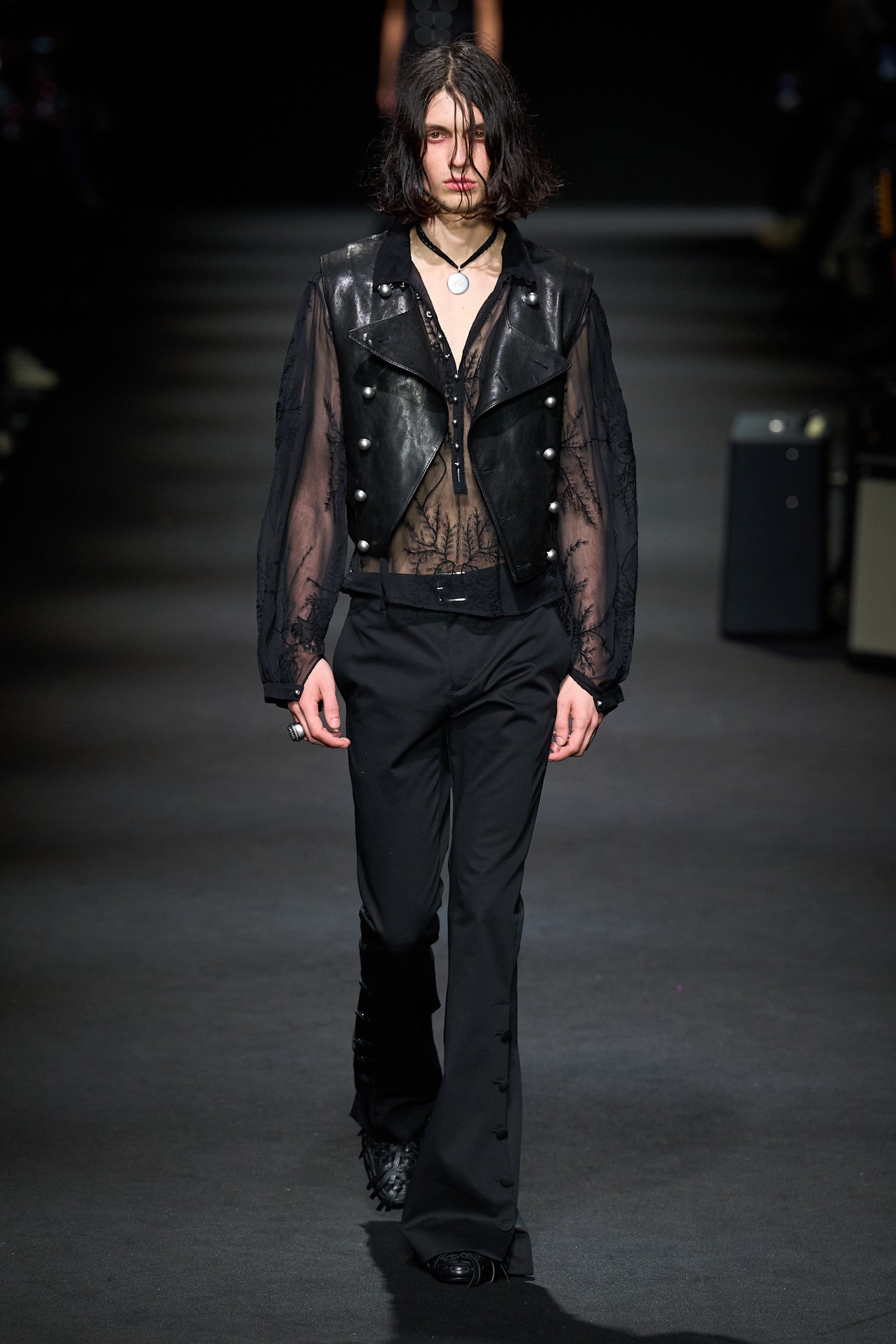 Dino Vest in Leather