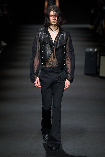 Dino Vest in Leather