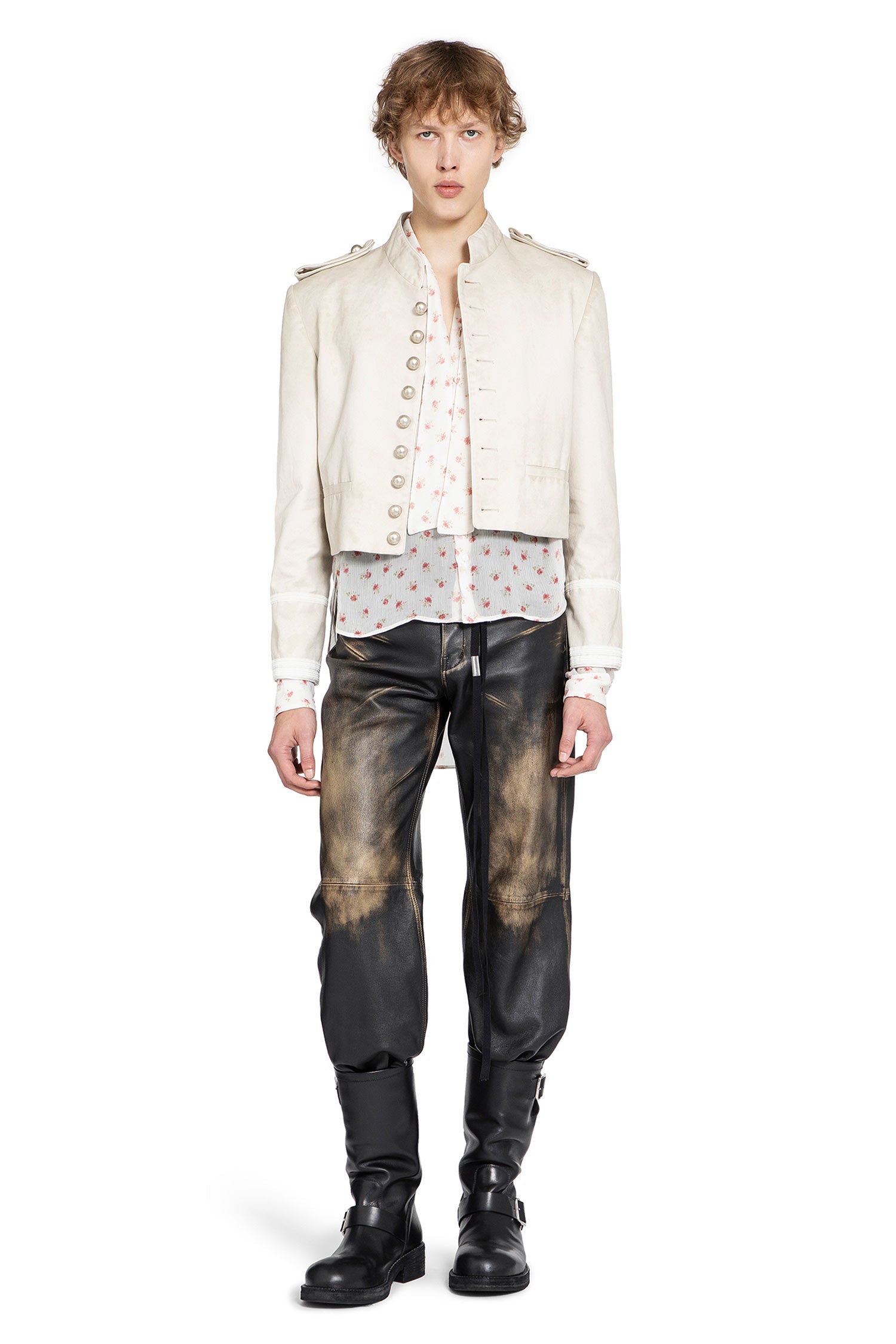 Alarik Trousers in Brushed Lambskin