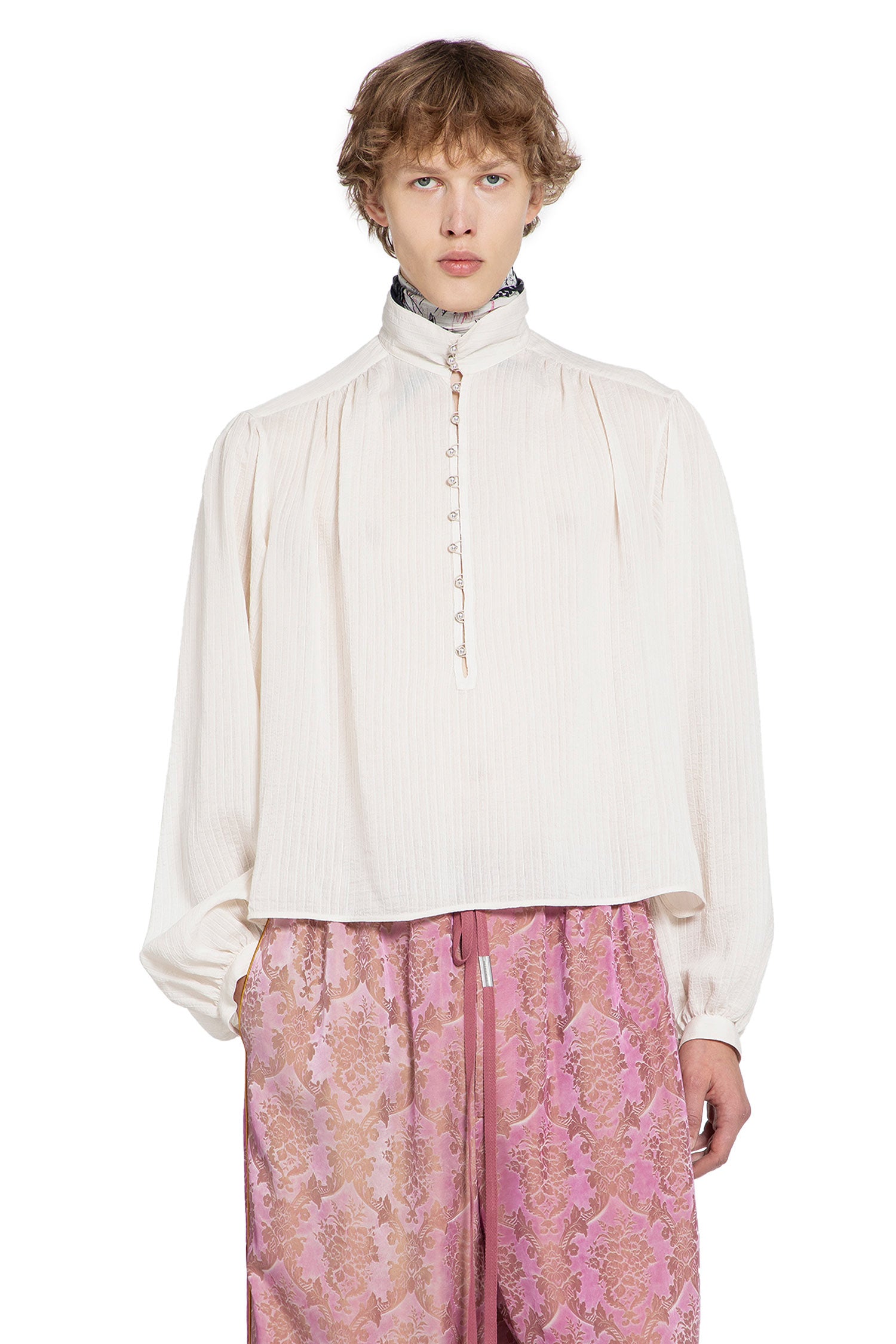 Thorald High Comfort Cropped Serafino Top