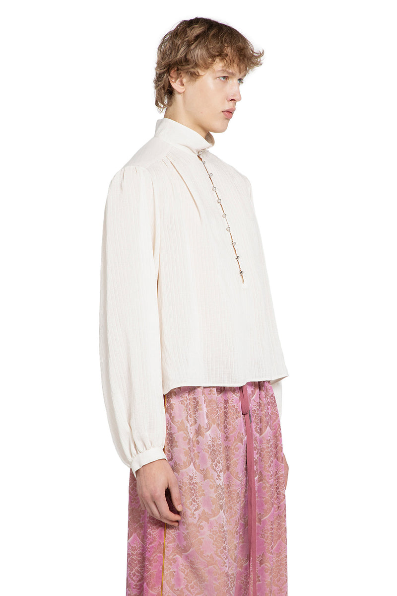 ANN DEMEULEMEESTER Thorald High Comfort Cropped Serafino Top man