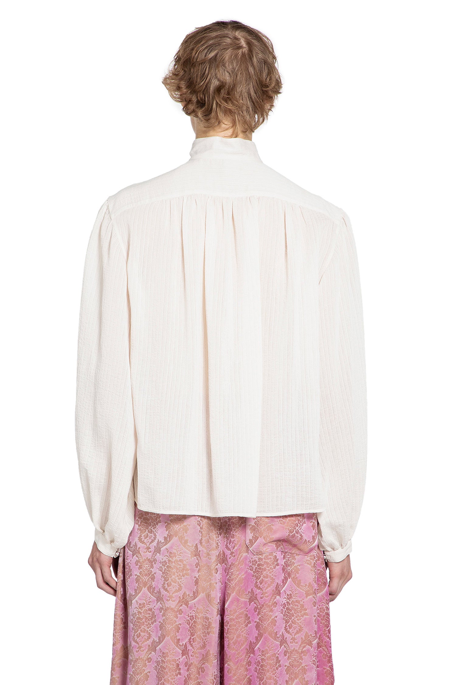 ANN DEMEULEMEESTER Thorald High Comfort Cropped Serafino Top man