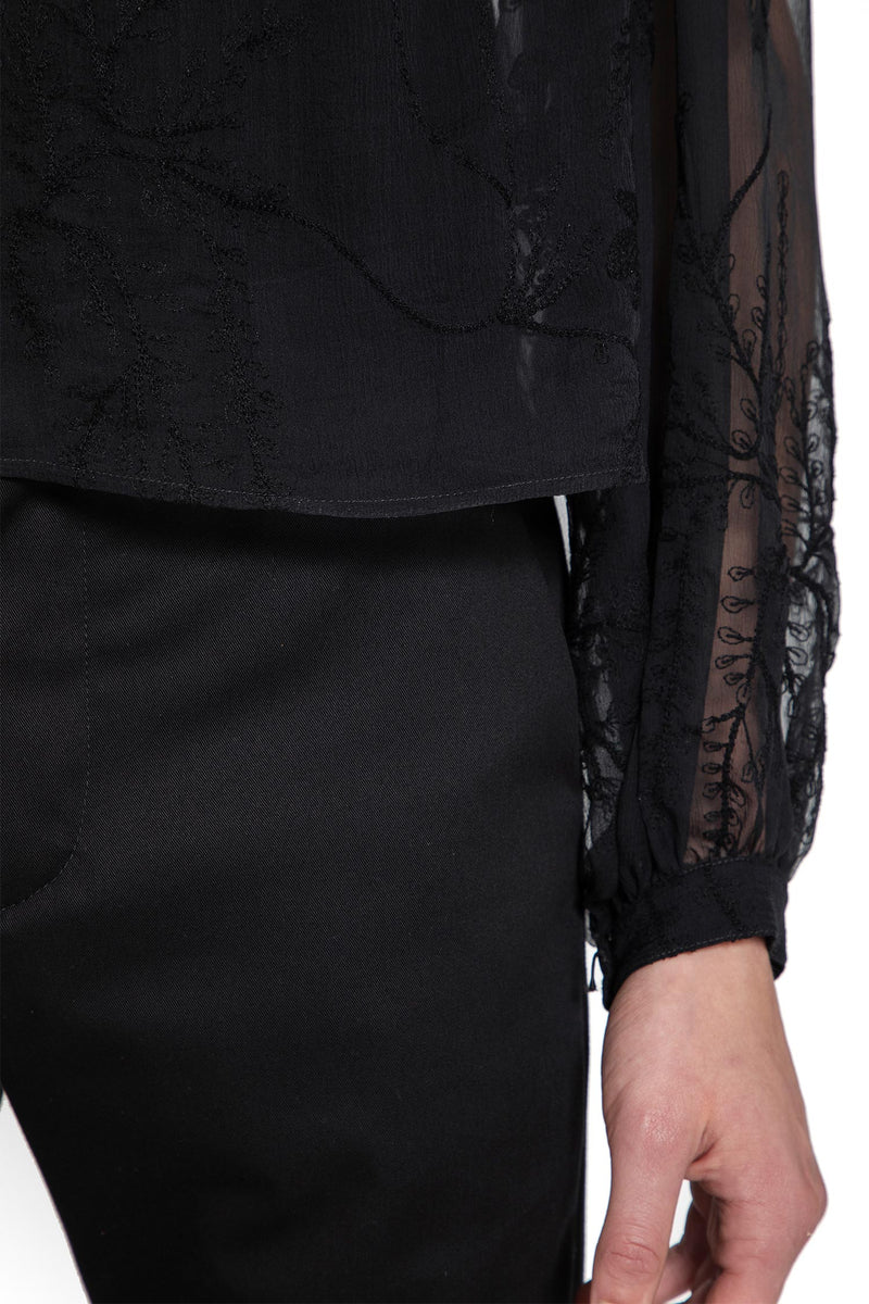ANN DEMEULEMEESTER Thorald High Comfort Cropped Serafino Top man