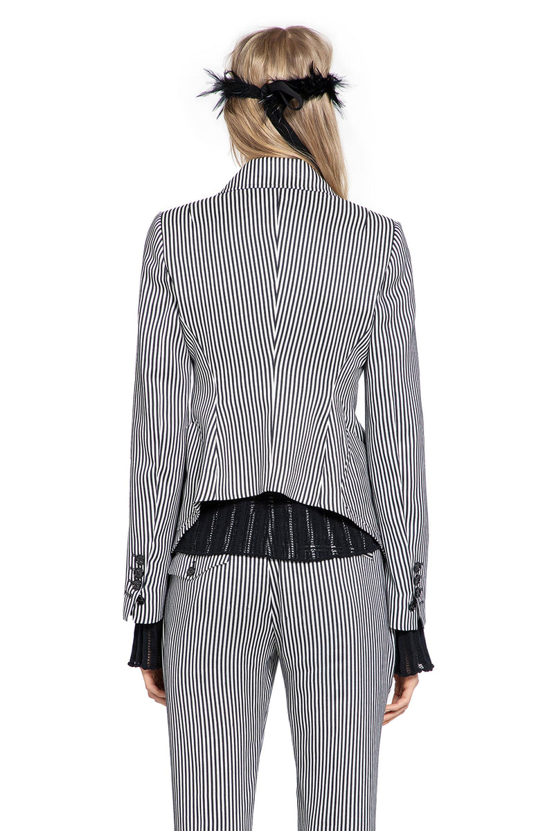 ANN DEMEULEMEESTER Lune Open Front Fitted Jacket woman