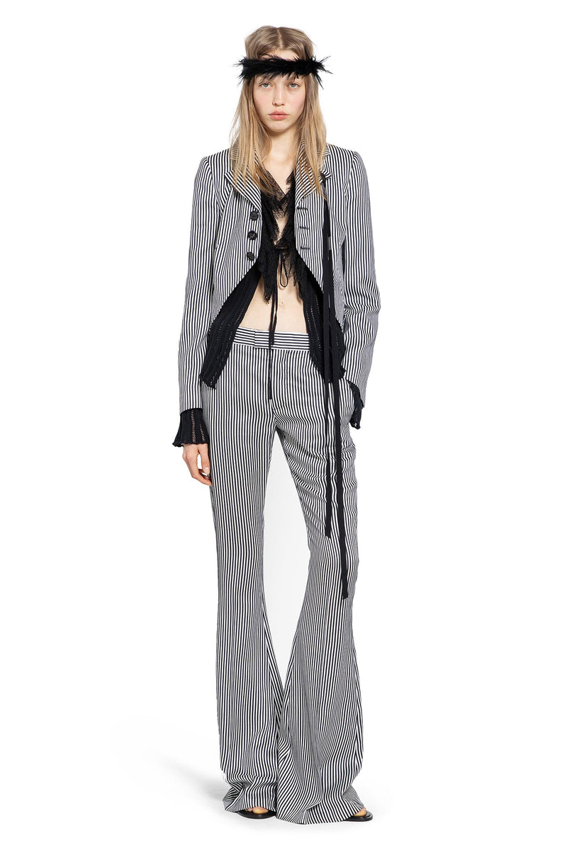 ANN DEMEULEMEESTER Lune Open Front Fitted Jacket woman