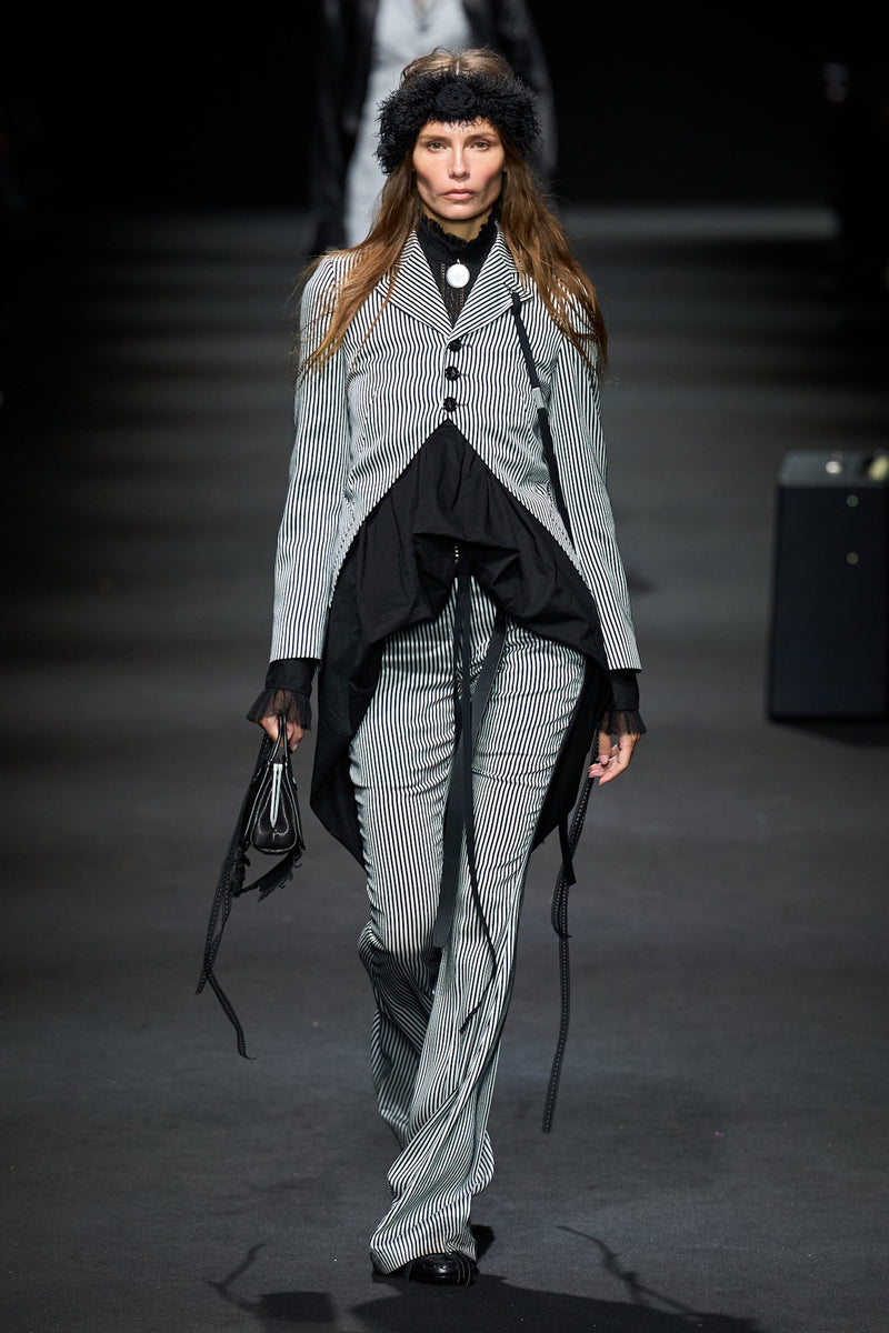 ANN DEMEULEMEESTER Lune Open Front Fitted Jacket woman