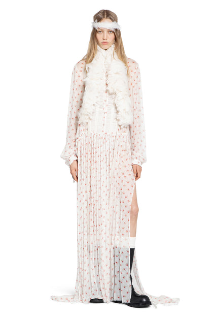 Idje Open Waistcoat with Feathers