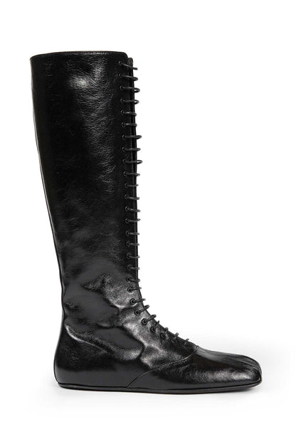 Ysha Boots in Semi-Shiny Leather